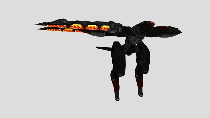 Metal Gear-Ray 3D Model