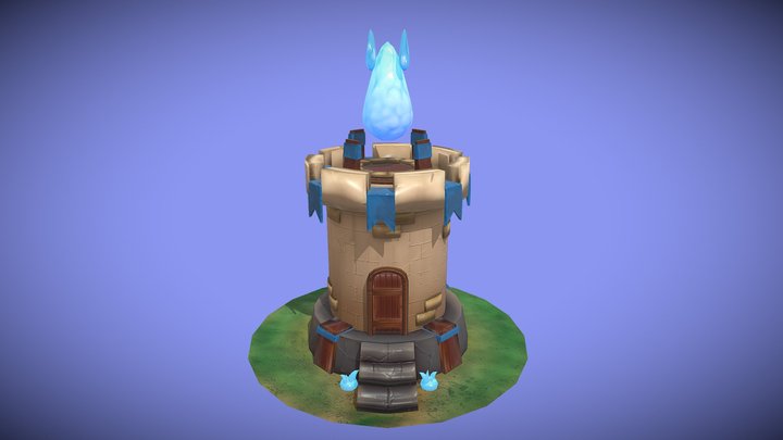 Stylized Magical Tower 3D Model