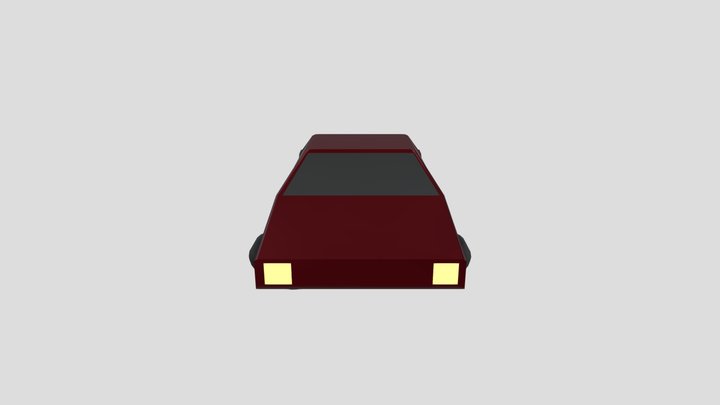 Futuristic Car 3D Model