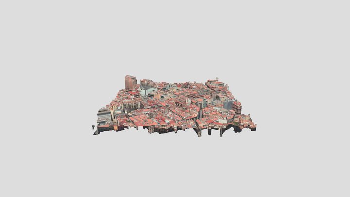 Barcelona City 3D Model