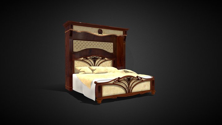 Vilga Bed 3D Model