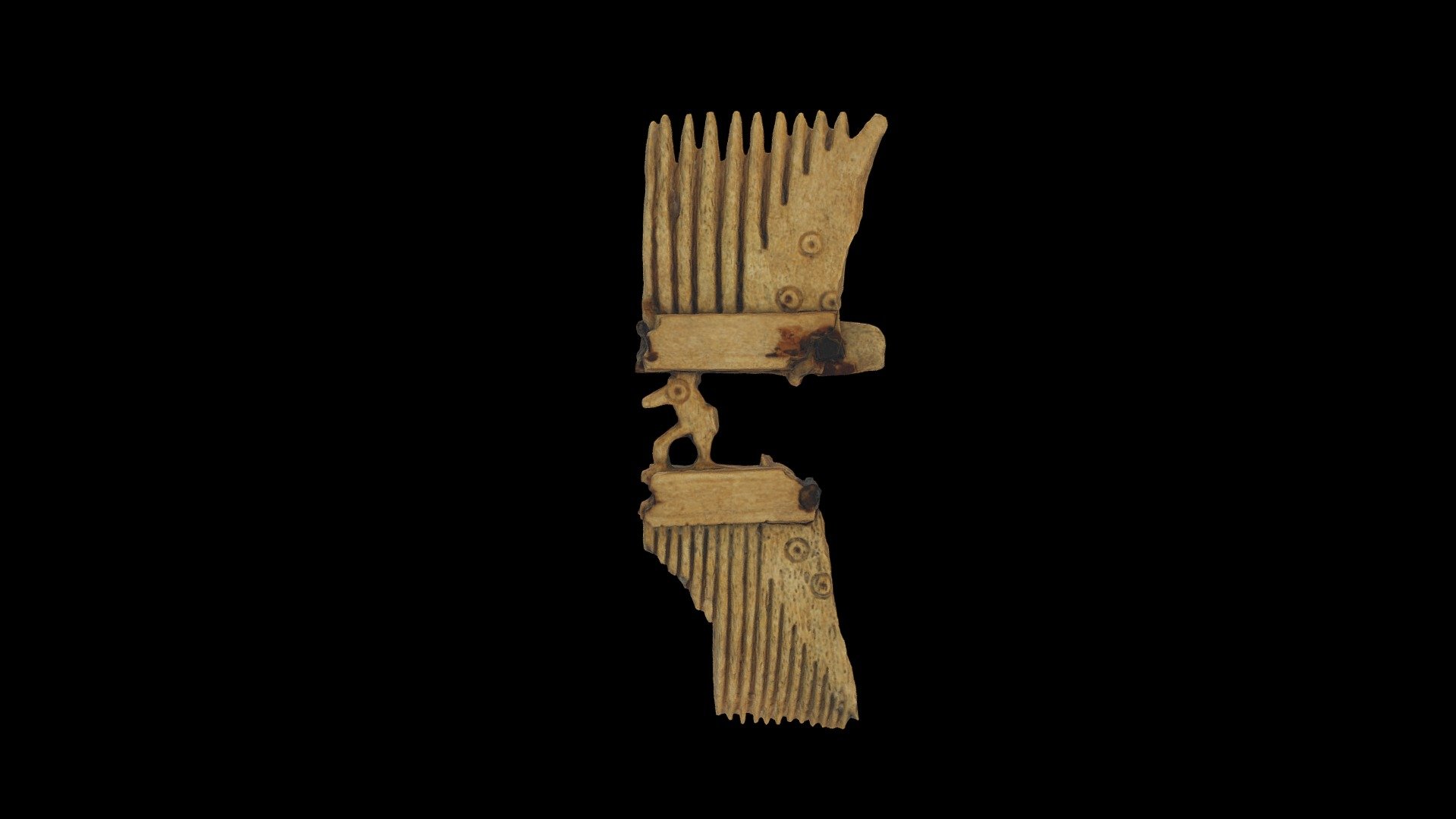 Double-sided comb - 3D model by Cotswold Archaeology ...