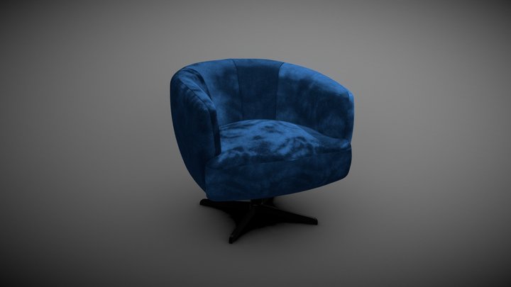 Bonvill- Dark- Blue (geometry) 3D Model