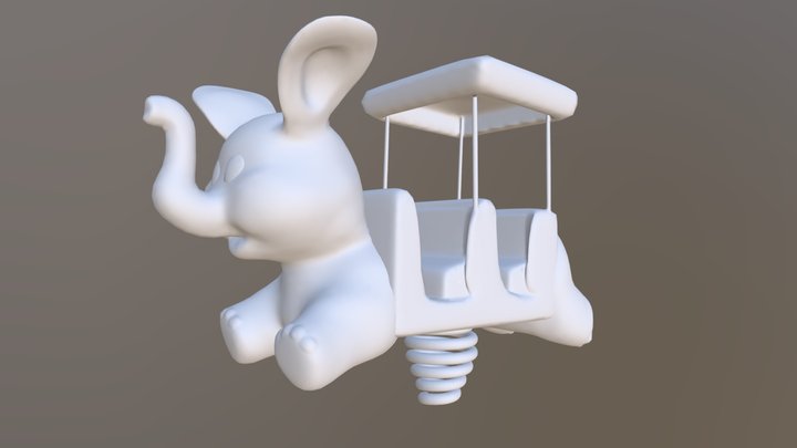 Elephant Ride 3D Model