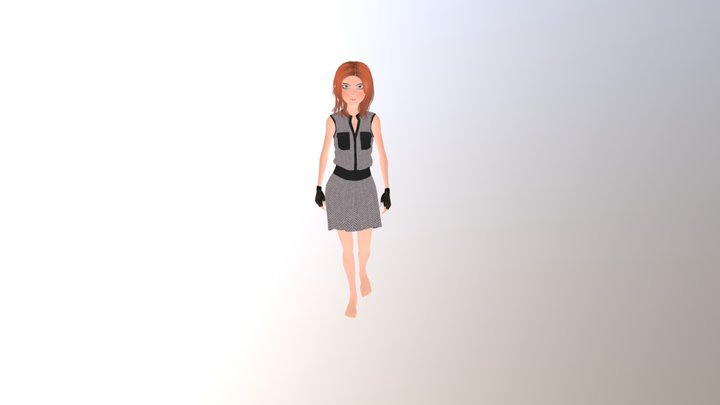 Maxine - Woman model 3D Model