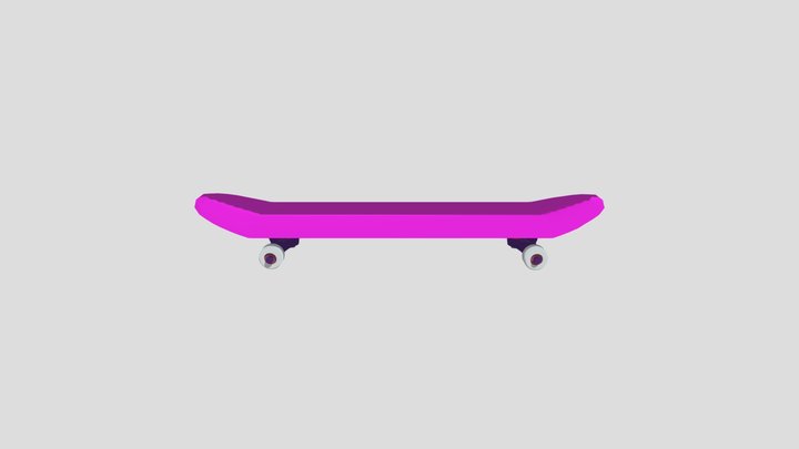 Skateboard blender 3D animation 3D Model