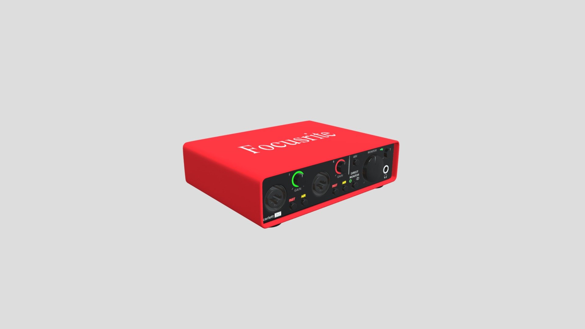 focusrite-solo-gen-3-0 3D model - 3D model by amligi2 [fbcbeff] - Sketchfab