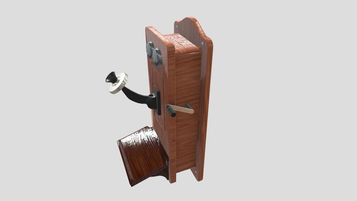 Antique Phone 3D Model