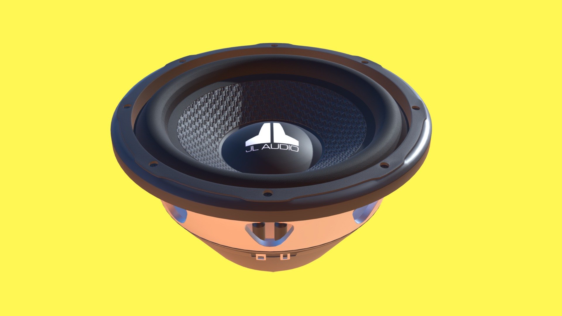Subwoofer JL Audio 3D model by MCS3D (mateusschw) [fbce139] Sketchfab