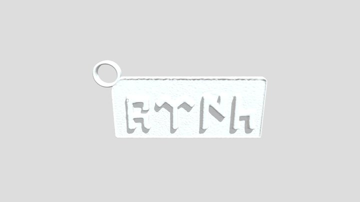Gokturkish keychain 3D Model
