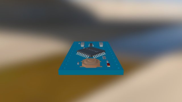 Arduino Pro Mini 3D Model