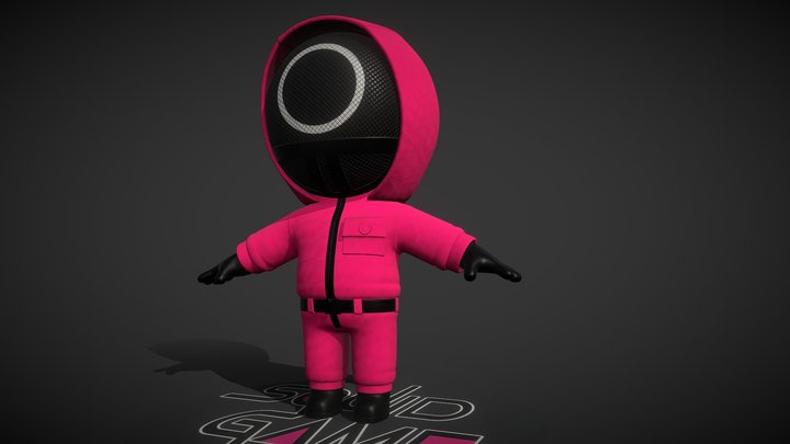Squid Game \ Pink Soldier 3D Model
