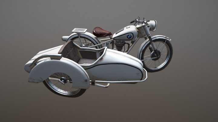 BMW Moto 3D Model