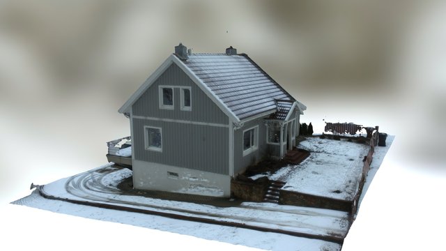 House in Skaidiskes 3D Model