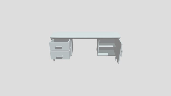 Desk 3D Model
