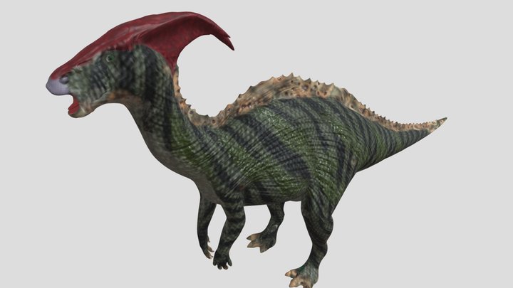 Parasaurolophus - Ornithopoda 3D Model