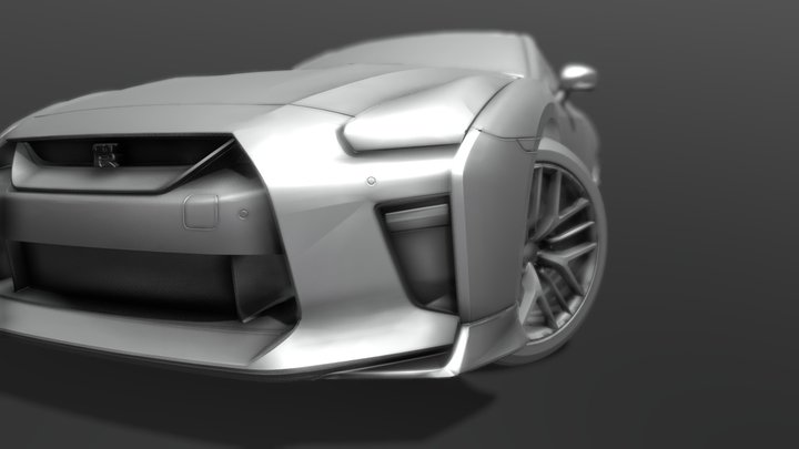 Nissan GT-R 3D Model