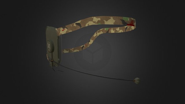 Horzine Tactical Headset 3D Model
