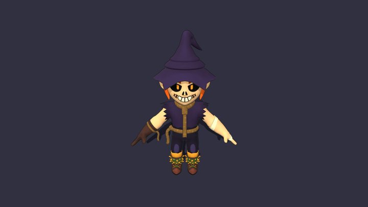Scarecrow Fang - Supercell MAKE contest 3D Model