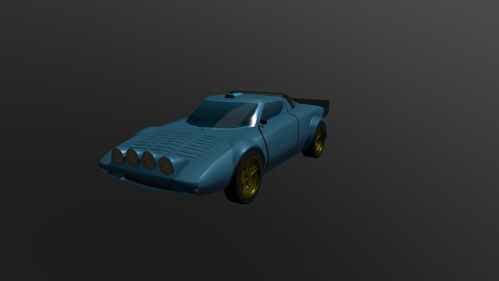Lancia Stratos WIP 3D Model