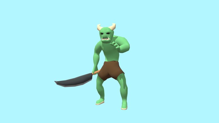 Goblin (Low-Poly) 3D Model