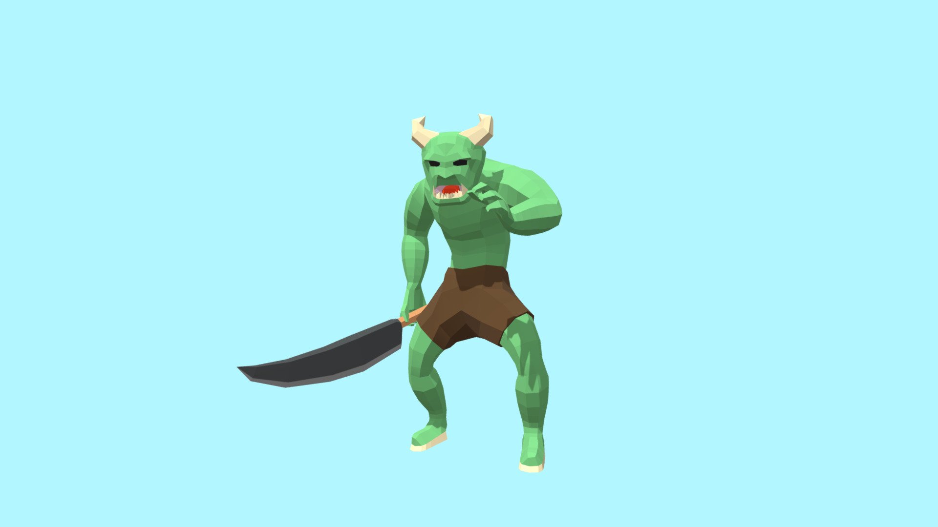 Goblin (Low-Poly) - 3D Model By Deep Rock Labs (@deeprocklabs) [fbd4099 ...