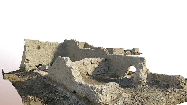 Abandoned house, Tell Surghul (Iraq) 3D Model