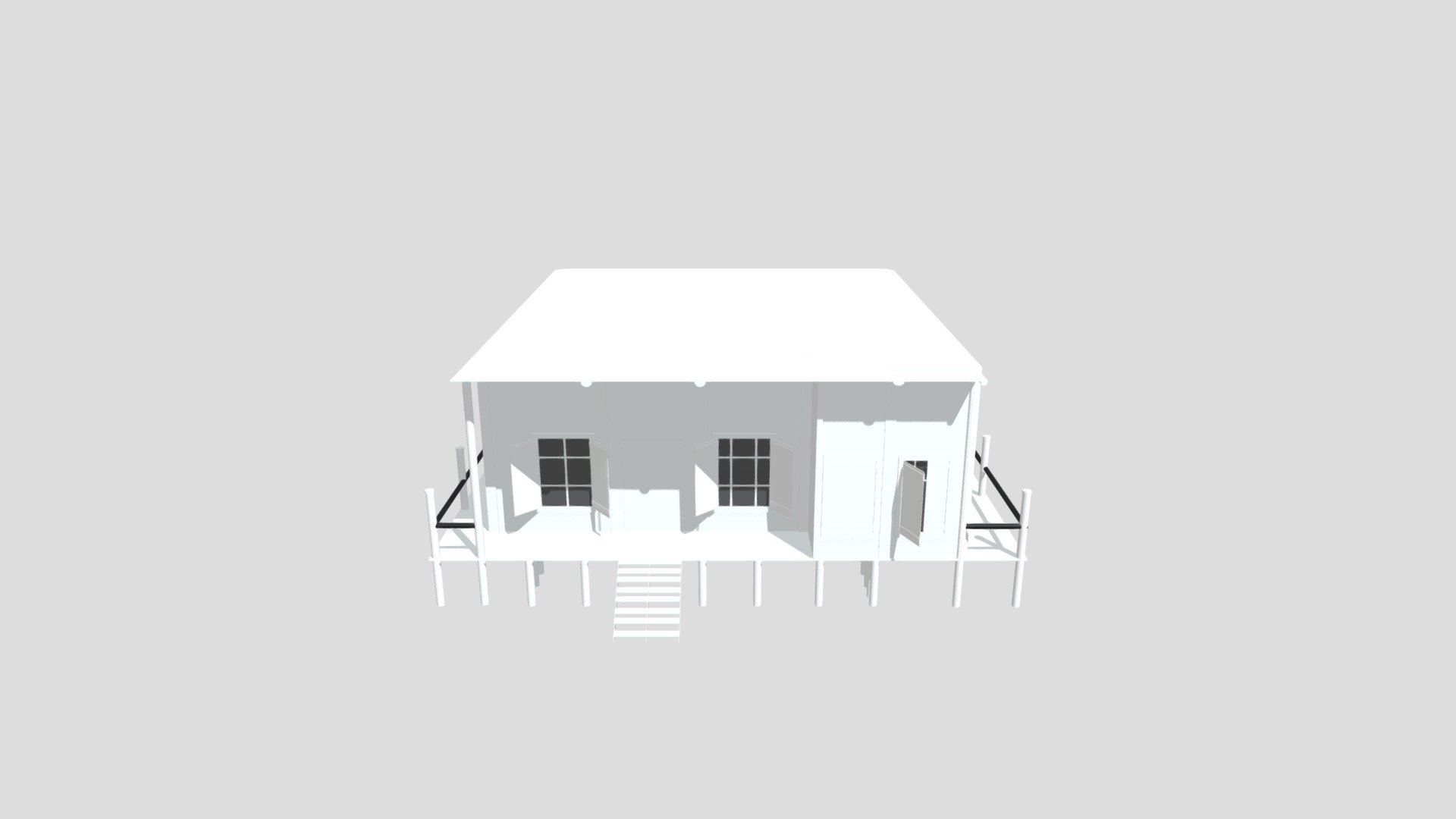 old fashion house