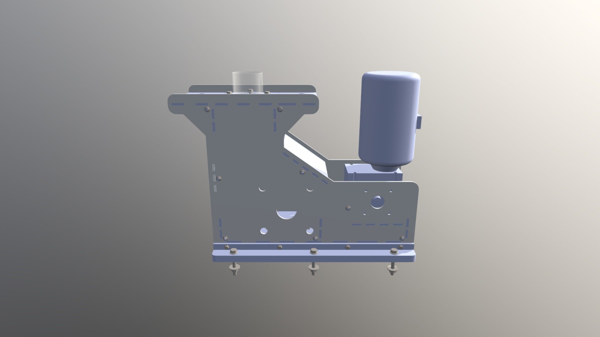Base estrutural maquina de recarga