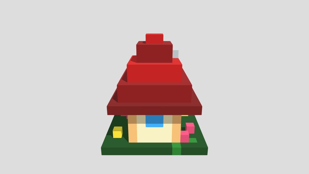 Mushroom House - Voxel 32x32
