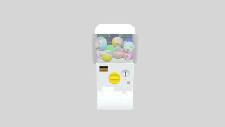 gachapon 3D Model