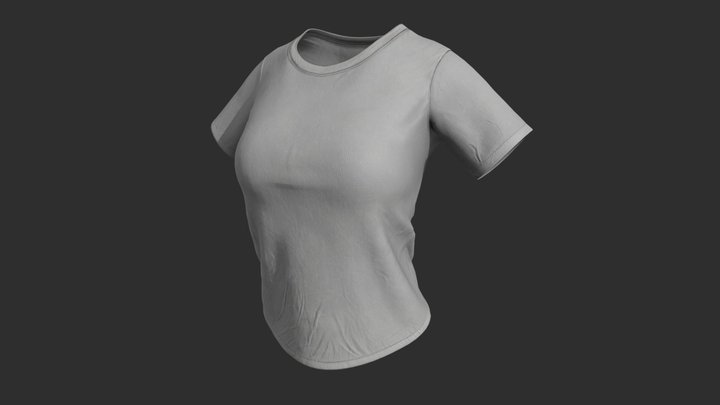 T-Shirt for Female – Modèle 3D gratuit STL