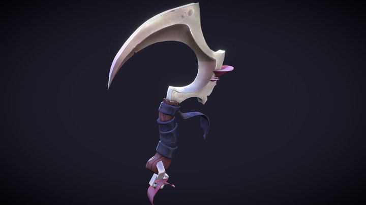 Stylized Creation - Fungi Sickle 3D Model