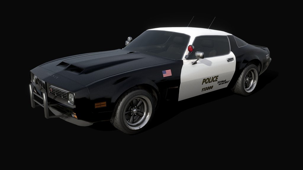 Phoenix 455 '71 Interceptor - Low poly model