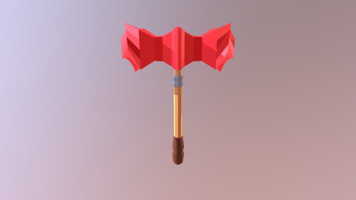 Rose War Hammer 3D Model