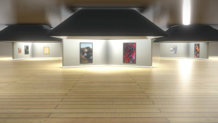 VR Art Gallery 2024 3D Model