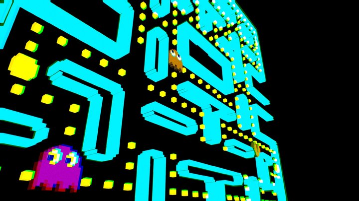 Pac-Man 3D Model
