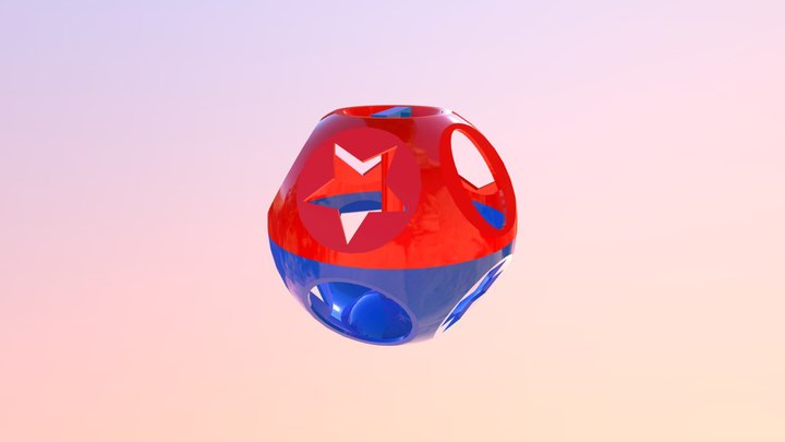 Tupperware Puzzle Ball 3D Model