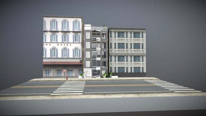 5D townhouse 3D Model