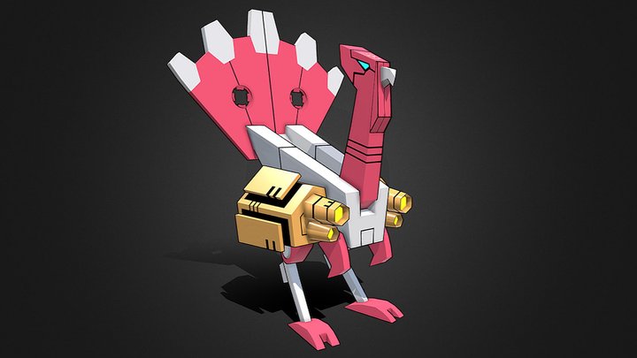 Transformers Animated Gibblet (Turkey Cassette) 3D Model
