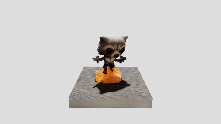 Rocket Raccoon figure 3D Model