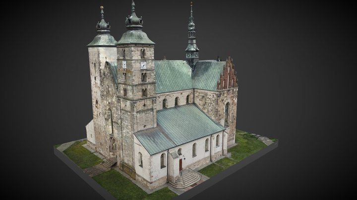 Opatów, the church of St. Martin the Bishop 3D Model