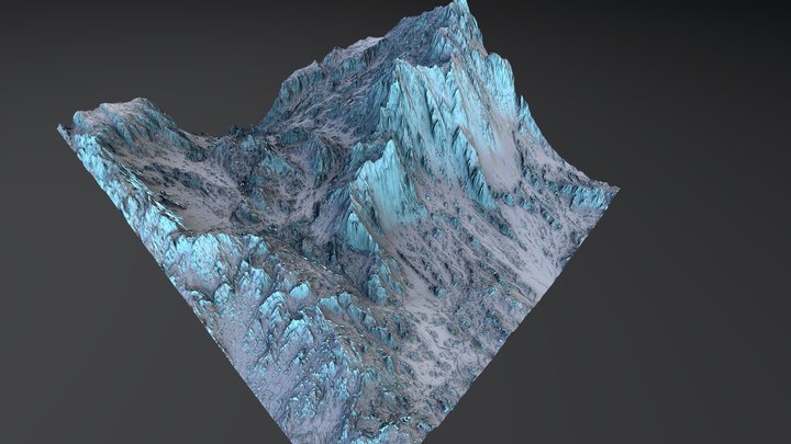 Mountain peak 3D Model