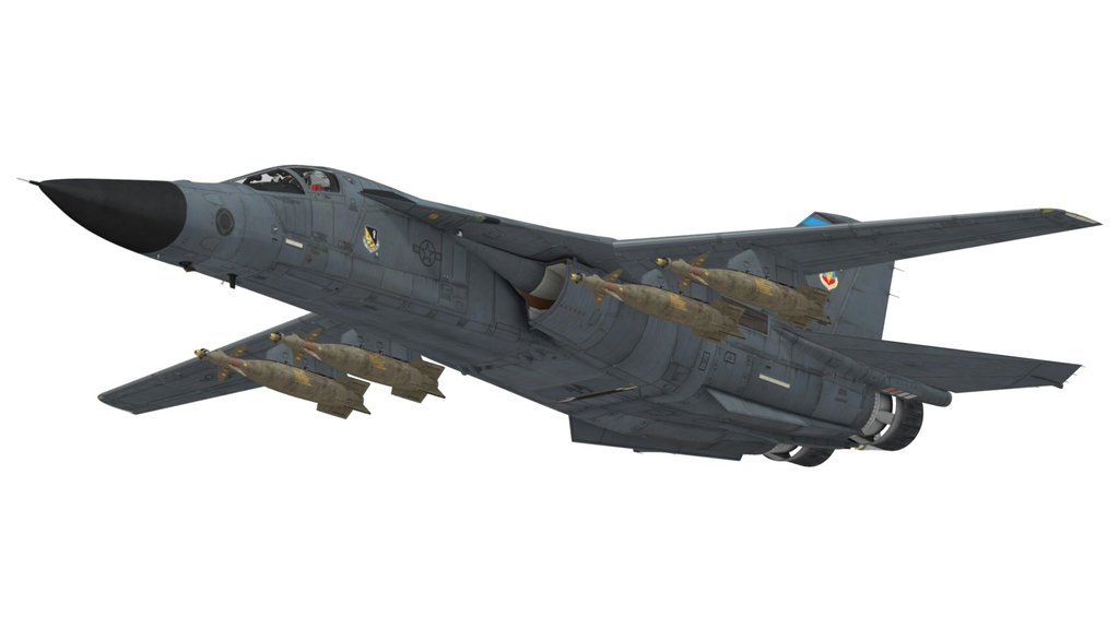 F-111F Aardvark with GBU-10