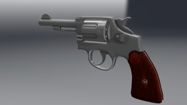 Smith & Wesson Model 10 3D Model