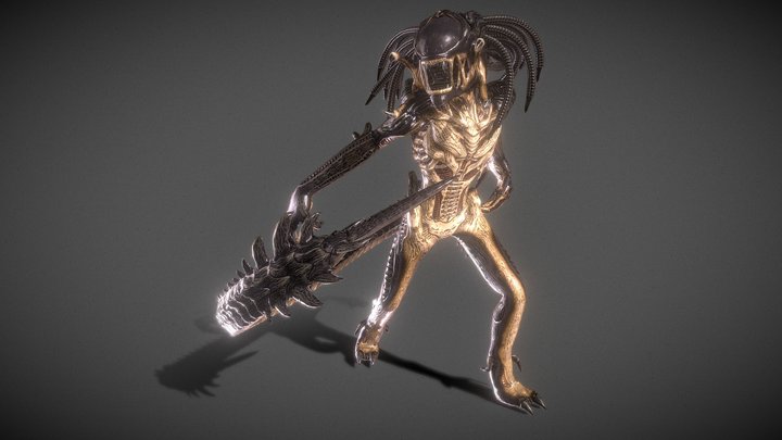 AVP:R - Predalien 3D Model