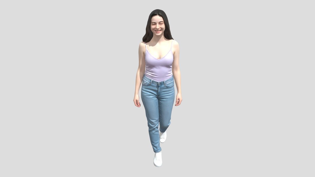 Sunny Smile in Lavender Tank Top