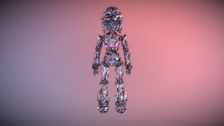Humanoid Robot 3D Model