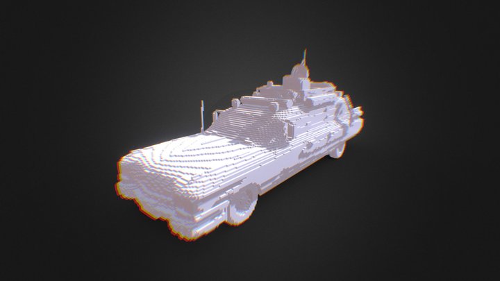 Ecto-1 / Ghostbusters魔鬼剋星 3D blocks 3D Model