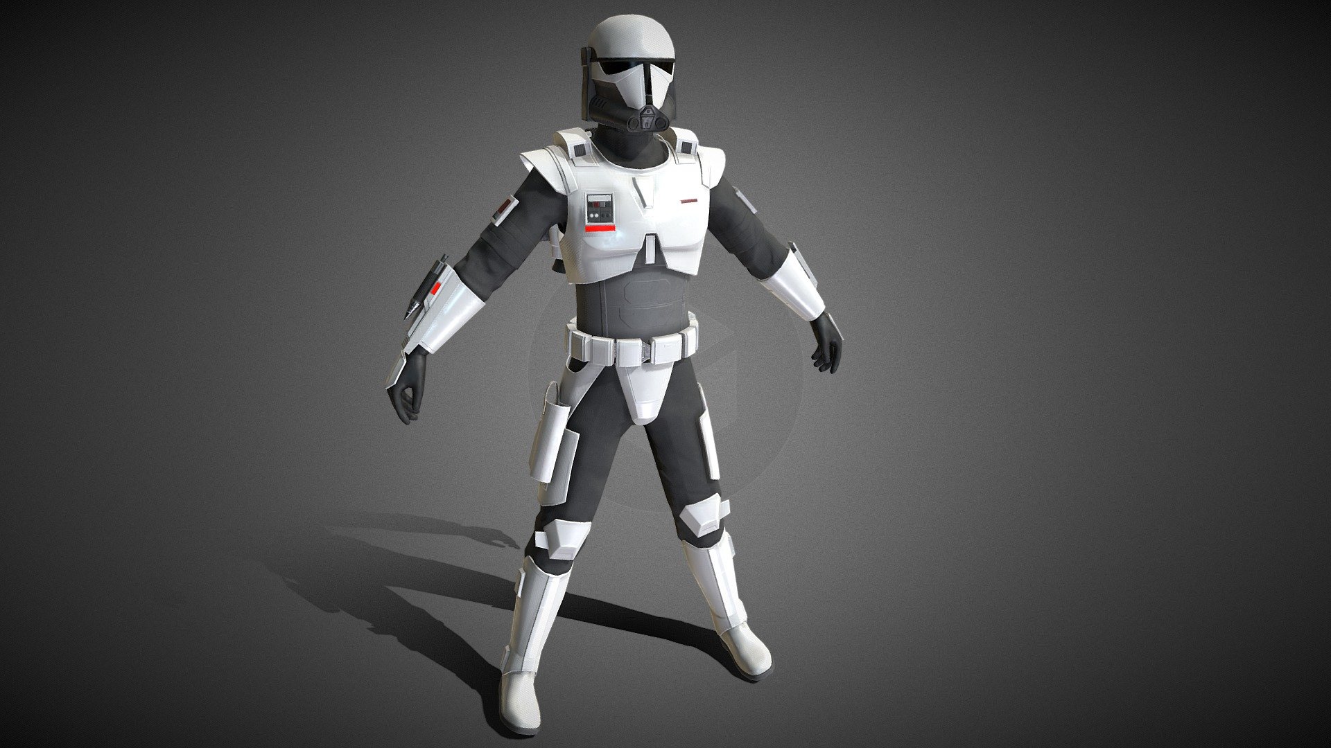 Imperial Armored Commando - 3D model by DT85 [fbdd4a6] - Sketchfab